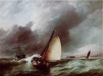 Seascape, boats, ships and warships. 26, unknow artist